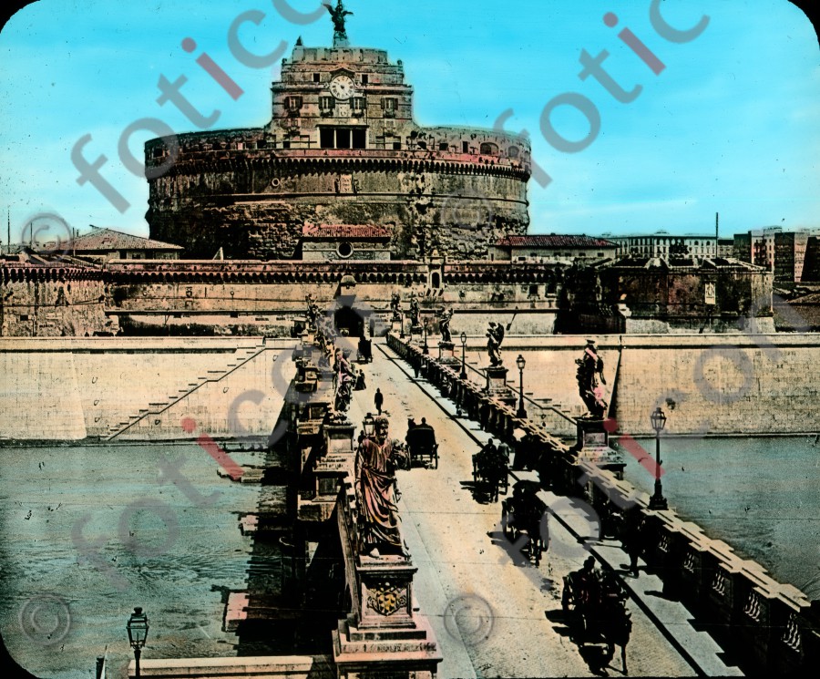 Die Engelsburg | Castel Sant&#039;Angelo - Foto simon-107-005.jpg | foticon.de - Bilddatenbank für Motive aus Geschichte und Kultur
